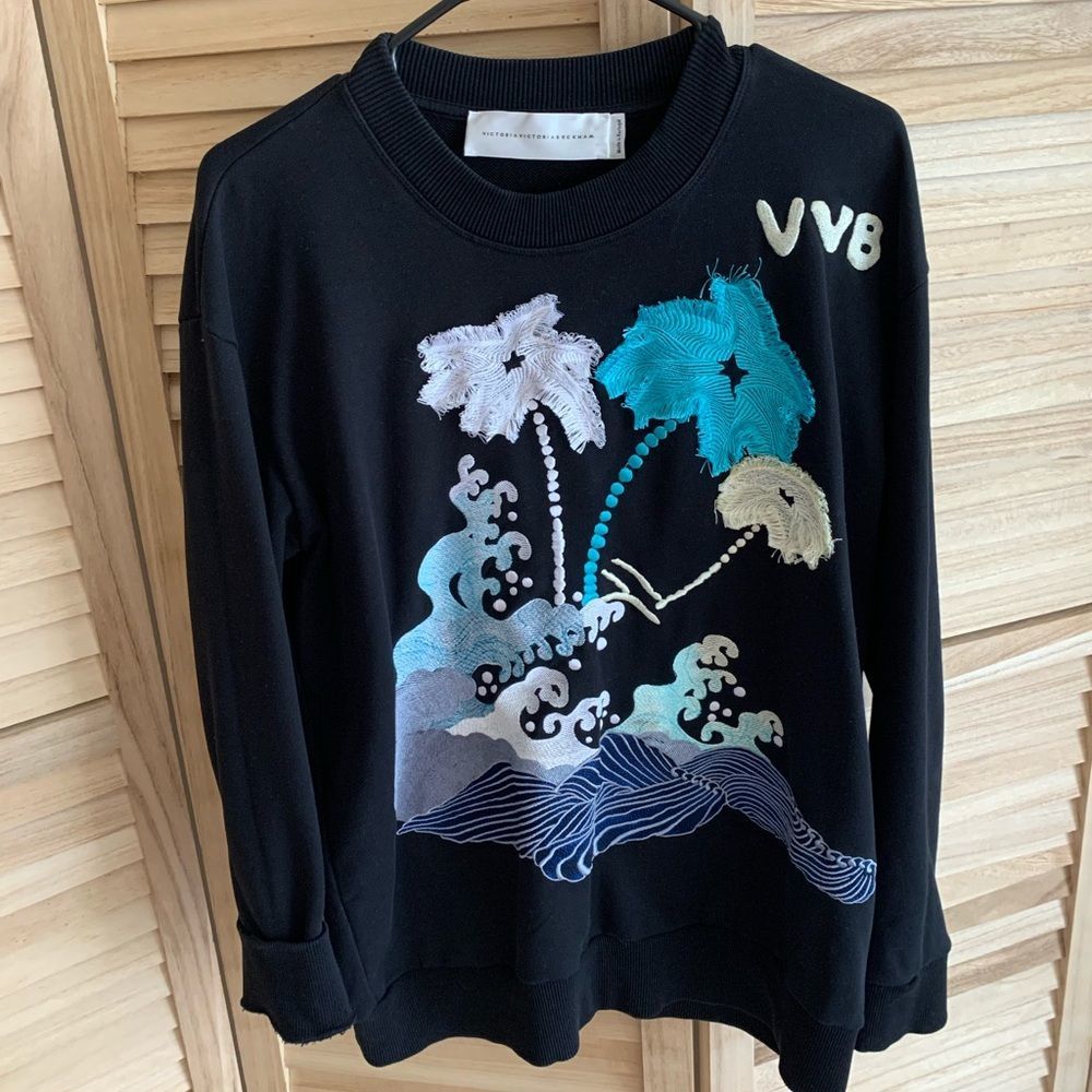 Black blouse Victoria Beckham collection